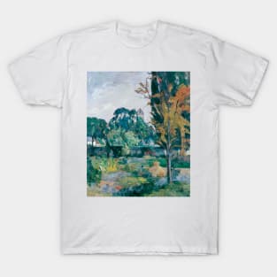 Landscape With Tower by Paul Cezanne T-Shirt